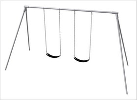 SportsPlay 581-218F Primary Bipod Swing-frame/hangers only - 8', 2 seat