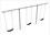 SportsPlay 581-353H Heavy Duty "T" Swing-frame/HD hangers only - 3 seat