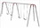 SportsPlay 581-4308F Modern Tripod Swing-frame/hangers only - 8', 4 seat