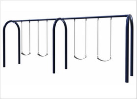 SportsPlay 581-704F 5" OD Arch Post Swing-frame/hangers only - 4 seat