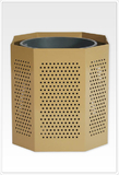 SportsPlay 601-708 Steel Trash Can, 32g Perforated