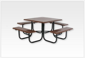 SportsPlay 602-647 Square Picnic Table with 1 5/8