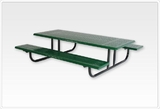 SportsPlay 602-703 Early Childhood Rect. Picnic Table, 4' Rolled Perforated