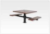 SportsPlay 602-748 Wheelchair Cantilever Picnic Table With 4
