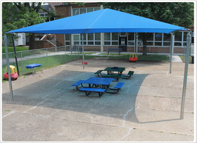 SportsPlay 901-091 Stand Alone Shade Structure - 12'x20'
