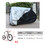 Muka Custom Bicycle Cover for 2 or 3Bikes, Large Outdoor Bike Cover UV Dust Wind Sun Proof