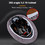 Muka Custom Printed Bicycle Helmet Cover Reflective Slip On Helmet Covering for Women & Men