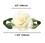 Muka DIY Exquisite Satin Ribbon Bows Carnation Roses Decorative Flowers Craft, 200 Pcs
