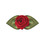 Muka 200 Pcs Polyester Stain Ribbon Rose DIY Sewing Craft Clothing Accessories/Dress Trim