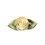 Muka 200 Pcs Stain Ribbon Bows Rose with Gold / Silver Metallic edge Wedding Decoration DIY