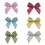 Muka 200 pcs Glitter Ribbon Bows Flowers Appliques DIY Sewing Craft for Girl Dress / Hairband / Gift Bow