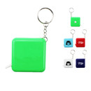 Muka Custom Dual-Scale Tape Measure Keychain, 60 in/150cm Personalized Retractable Tape Measure