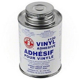 Union Laboratories 104BA #100 vinyl adhesive 4 oz can w/ applicator cap