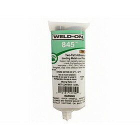 Weld-on 12709 845 Adhesive Cartridge, 2-Part, Tan, 43Ml