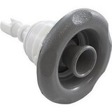 Waterway Plastics 229-8057 5-Scallop Directional Poly Storm Jet-Grey, Thread-In Style