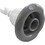 Waterway Plastics 229-8057 5-Scallop Directional Poly Storm Jet-Grey, Thread-In Style, Price/each