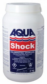 Lawrason's 23001C20 Aqua Shock 2kg - Unstabilized Chlorinating Granules