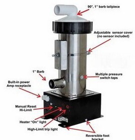 Hydro-Quip 27-V310-5T-K Universal Vertical Heater Kit, 4.0KW (C2500-3600ET-G)