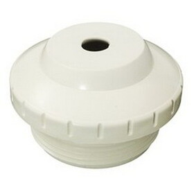 Waterway Plastics 400-1410B WW Threaded Fitting, 3/8" Eyeball Opening - White