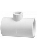 Dura Plastic Products 402-210 1.5 x 1.5 x 3/4 Tee Slip x Slip x FPT