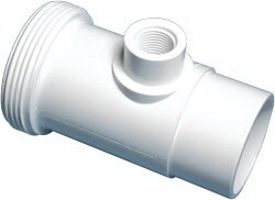 Waterway Plastics 413-2160 2" Buttress Thd. x 2 Spg x 1/2 FPT Heater Flow Switch Tee