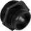 Waterway Plastics 417-4161 1.5 Buttress Threaded x Threaded (Black), Price/each