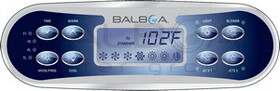 Balboa 52649-02 Balboa Panel ML700 W/11281 Overlay (2 Jets)