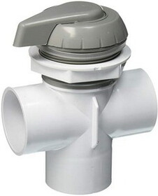 Waterway Plastics 600-3067 Diverter Valve Notched (GREY)