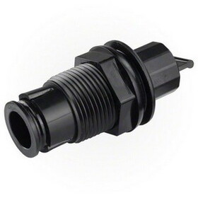 Waterway Plastics 600-9101 Lo-Profile Drain Fill Valve (Black)