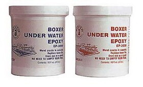 EP3000BA Underwater setting epoxy paste (white) 4 oz jar resin &amp; 4 oz