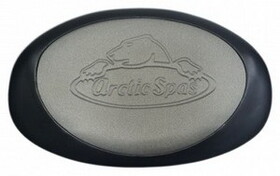 Arctic Spas FIN-103355 Round Pillow W/One Suction Cup 9 1/2" x 6 1/2" - Black and G