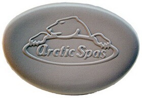 Arctic Spas FIN-103357 Round Pillow (Insert Only) 8 1/4" x 5 3/4" - Grey