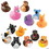 Universal IN-13958406 2" Mini-Ducks Set of 48 assorted- Animal Ducks, Price/each