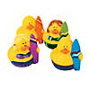 Universal IN-16-1186 2" Mini-Ducks Set of 12 - Surfing Ducks