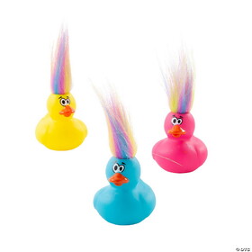 Universal IN-16-1244 2" Mini-Ducks Set of 12- Crazy Hair
