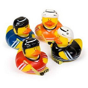 Universal IN-16-993 2" Mini-Ducks Set of 12 - Hockey Players