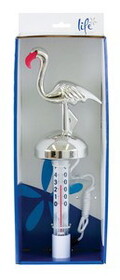 Life Spa Accessories MTH501 Life Spa Chrome Thermometer - Flamingo