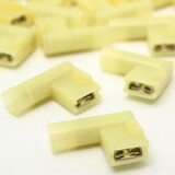 Universal RC2577F Female Flag Connector (yellow)