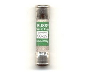 Universal SC-25 25 Amp Buss Fuse (Time Delay)