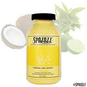 Spazazz SPAZ108 22OZ Escape Crystals Verbena Lime Coconut - Awaken