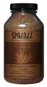 Spazazz SPAZ110 22OZ Escape Crystals White Musk Jasmine Vanilla - Soothe