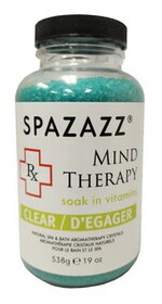 Spazazz SPAZ613 19OZ Crystals RX Mind Therapy - Clear