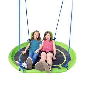 Sportspower MSC-5248 Hanging Extra Large 54" 2 Person Saucer Swing with 2 Headrests