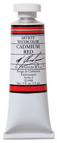 M Graham MG33040 Cadmium Red 15Ml Watercolor