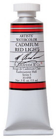 M Graham MG33050 Cadmium Red Light 15Ml Watercolor