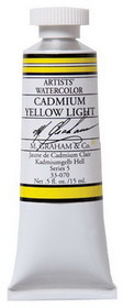 M Graham MG33070 Cadmium Yellow Light 15Ml Watercolor
