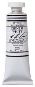 M Graham MG33085 Chinese White 15Ml Watercolor