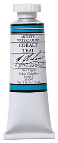 M Graham MG33097 Cobalt Teal 15Ml Watercolor