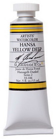 M Graham MG33106 Hansa Yellow Deep 15Ml Watercolor