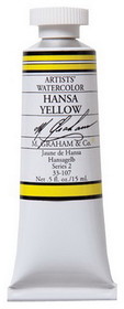 M Graham MG33107 Hansa Yellow 15Ml Watercolor